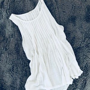 Last chance! JCrew Pleated tank top